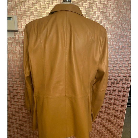 NWOT Lord & Taylor Leather Jacket - Picture 4 of 7